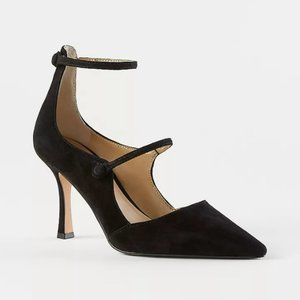 Ann Taylor Mary Jane Suede Pumps Sz. 6